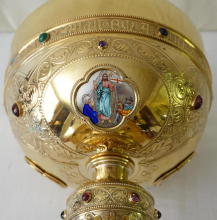 Antique Austrian Silver Ciborium